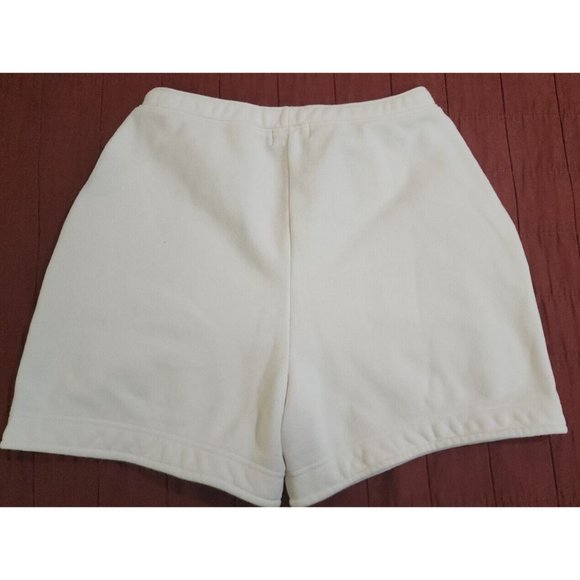LRL Lauren Ralph Lauren Women’s Cream Shorts Size 8 Drawstring Fleece lined NICE - Picture 5 of 10